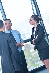 Image showing business people in a meeting at office