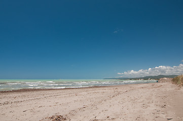 Image showing Beach in low season, Italy