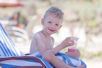 Image showing boy at summer