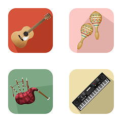 Image showing Music and party icons 5