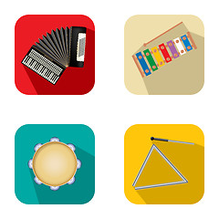 Image showing Music and party icons 3