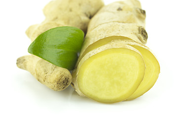 Image showing Fresh Ginger root 