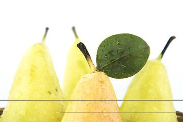 Image showing Fresh Green Pears