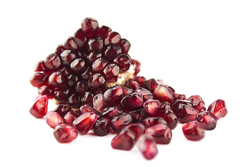 Image showing Ripe pomegranate fruit 