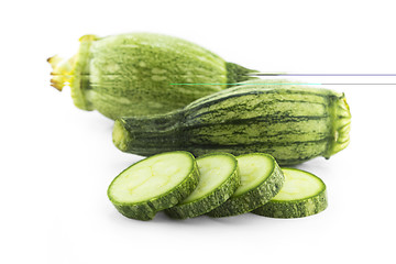 Image showing fresh zucchini fruits