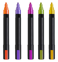 Image showing highlighter pens