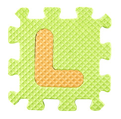 Image showing Alphabet puzzle 