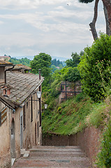 Image showing Typical Tuscany town street