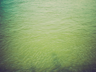 Image showing Retro look water background