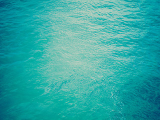 Image showing Retro look water background