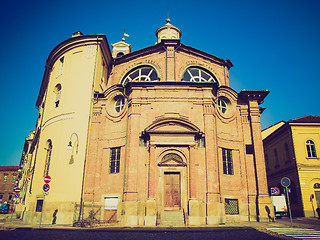 Image showing Retro look San Michele Church, Turin