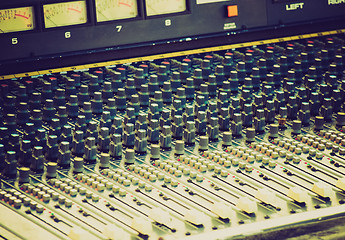 Image showing Retro look Soundboard