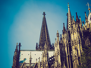 Image showing Retro look Koeln Dom