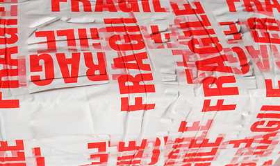 Image showing Fragile packet parcel