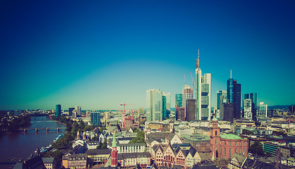 Image showing Retro look Frankfurt am Main, Germany