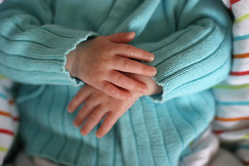 Image showing baby hands