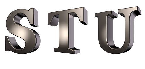 Image showing metal letters