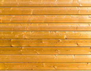 Image showing Wood plank yellow texture