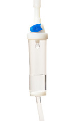 Image showing IV Bag and Drip Chamber