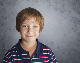 Image showing portrait of smiling boy