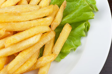Image showing Golden potatoes fries