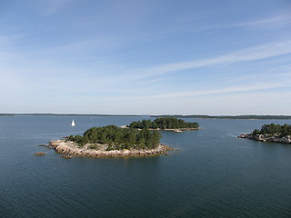 Image showing Skerries in Aland archipelago, Finland