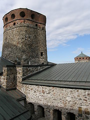 Image showing Savonlinna (Olofsborg) castle in Finland