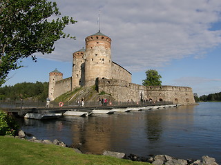 Image showing Savonlinna castle, Finland