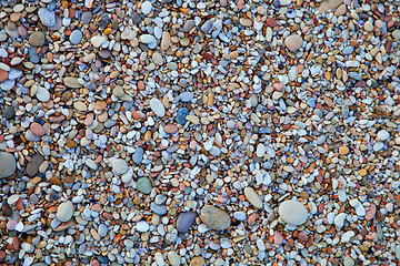 Image showing sea pebbles