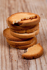 Image showing snack crackers stack