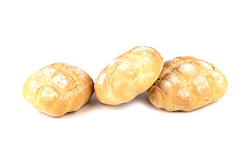 Image showing three fresh buns 