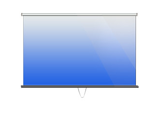 Image showing modern blue screen