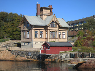 Image showing Old Norwegian house