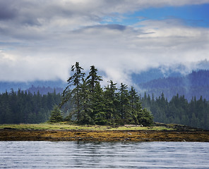 Image showing Mountain Rainy Landscape