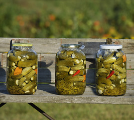 Image showing Pickled Cucumbers