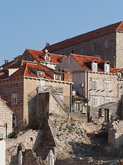 Image showing Dubrovnik, Croatia, august 2013, medieval city 