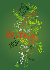 Image showing Christmas text cloud