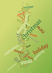 Image showing Christmas text cloud