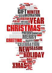 Image showing Christmas text cloud