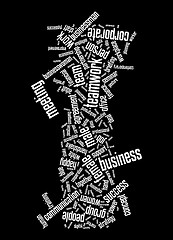 Image showing Business text cloud