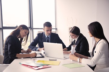 Image showing business people in a meeting at office