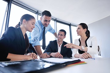 Image showing business people in a meeting at office