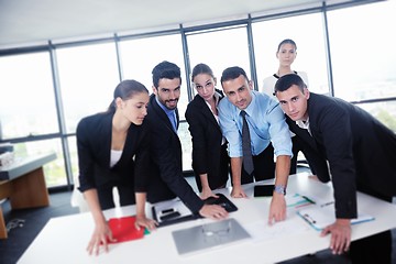 Image showing business people in a meeting at office