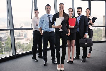 Image showing business people in a meeting at office