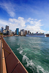 Image showing City of Sydney Circular Quay, harbour and The Rocks