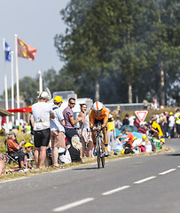 Image showing The Cyclist Igor Anton Hernandez