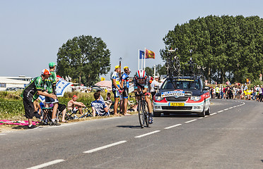 Image showing The Cyclist Maxime Monfort