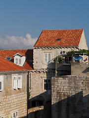 Image showing Dubrovnik, august 2013, Croatia, mediterranean house