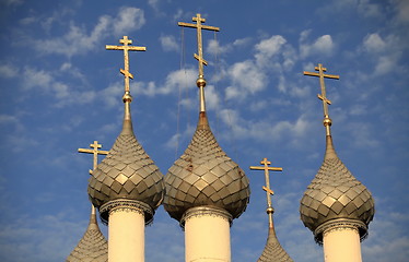 Image showing domes of Russian church