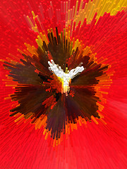 Image showing Red abstract background